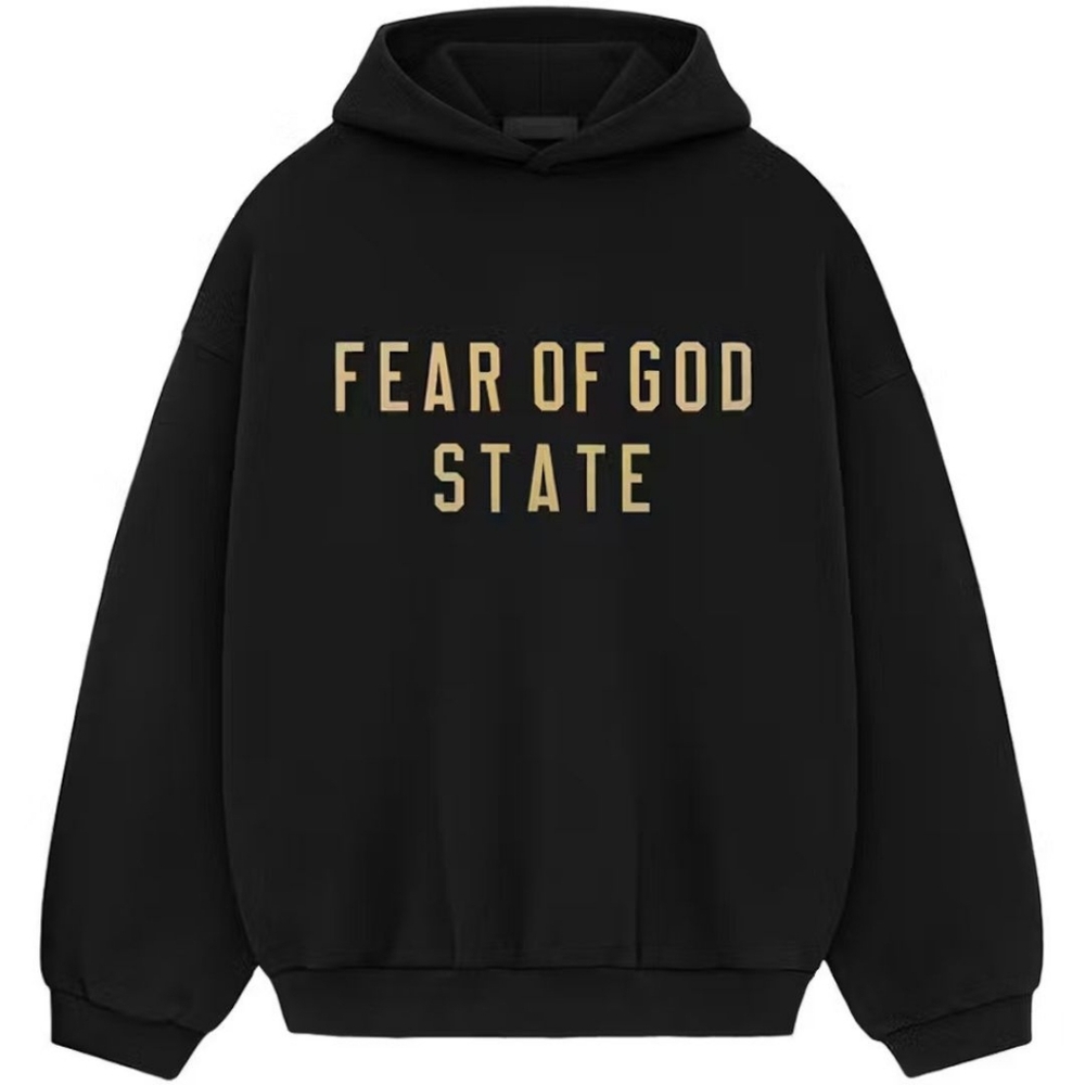 Fear of God Essentials Black Fleece Hoodie Men's Size Small New With Tags